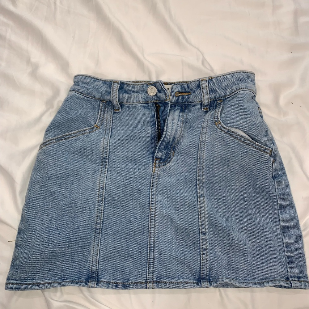 pacsun size 24 jean skirt